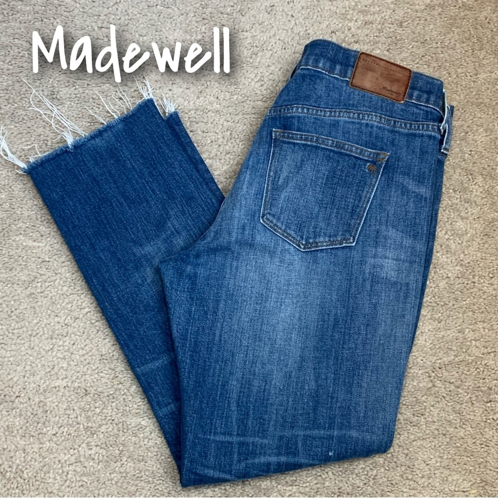 Madewell • Cropped Slim Paint Splatter Boyjean